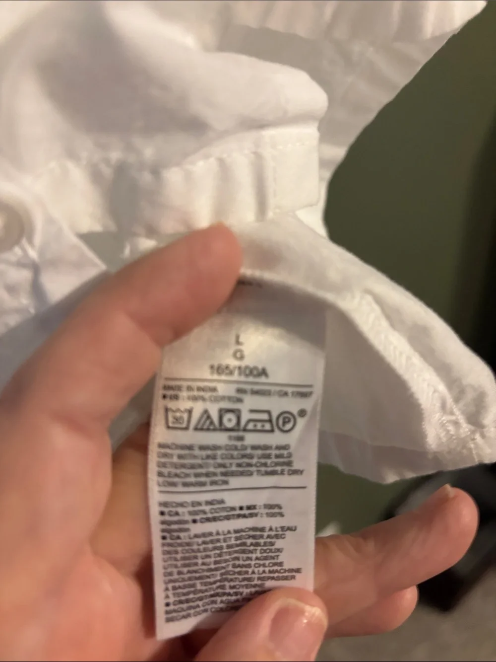 Old Navy White Button-Front Puff Sleeve Blouse